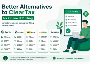 Better Alternatives to ClearTax for Online ITR Filing