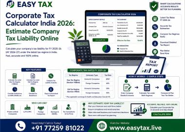 Corporate Tax Calculator India 2026
