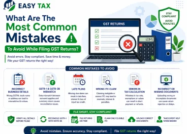 The Most Common Mistakes To Avoid While Filing GST Returns
