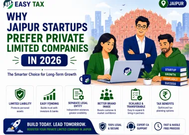 Why Jaipur Startups Prefer Private Limited Companies 