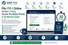 File ITR-1 Online via the e-Filing Income Tax Return Portal