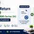 EasyTax infographic comparing Revised Return and Rectification under Section 154 of the Income Tax Act, explaining their key differences, purpose, timing, process, and correction methods for taxpayers in India.