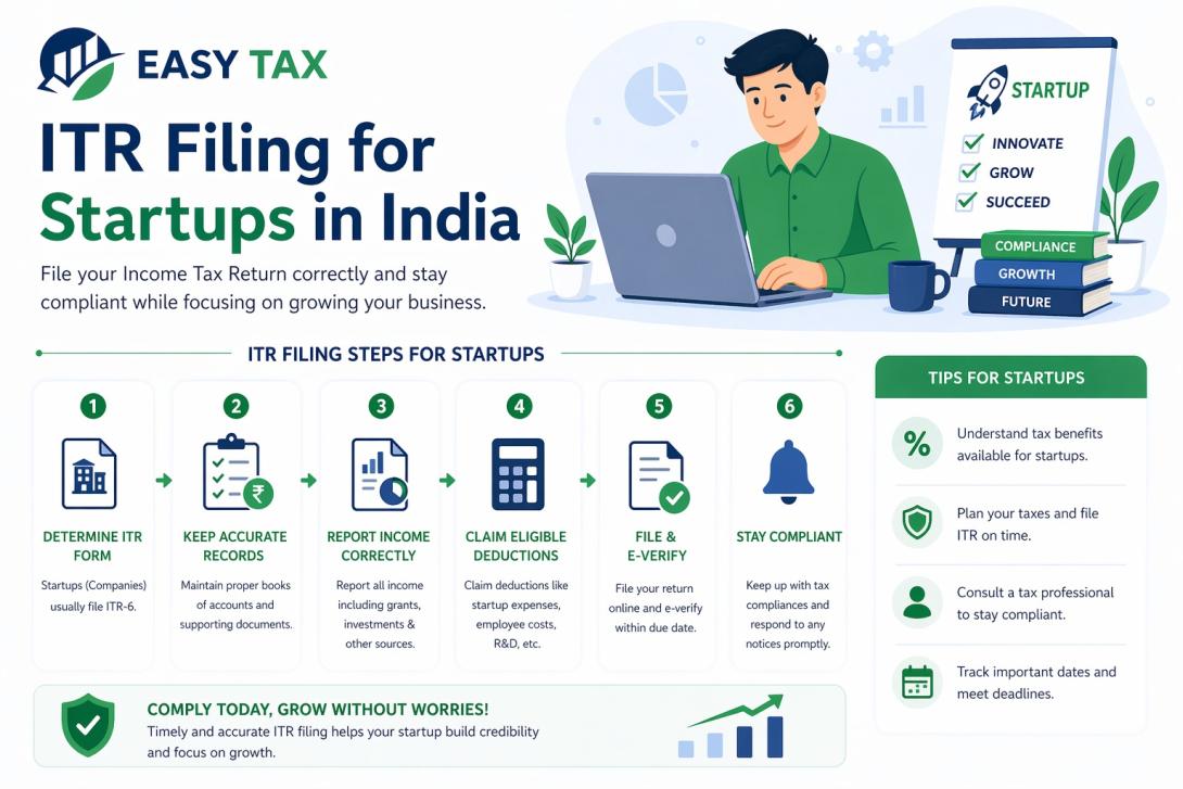 Itr Filing for Startups in India