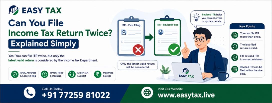 Can You File Income Tax Return Twice? Explained Simply