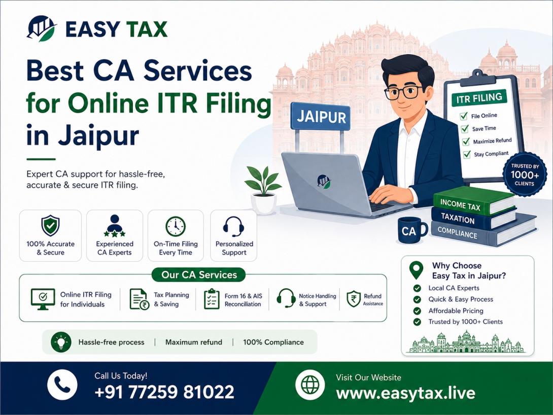  CA Services for Online ITR Filing