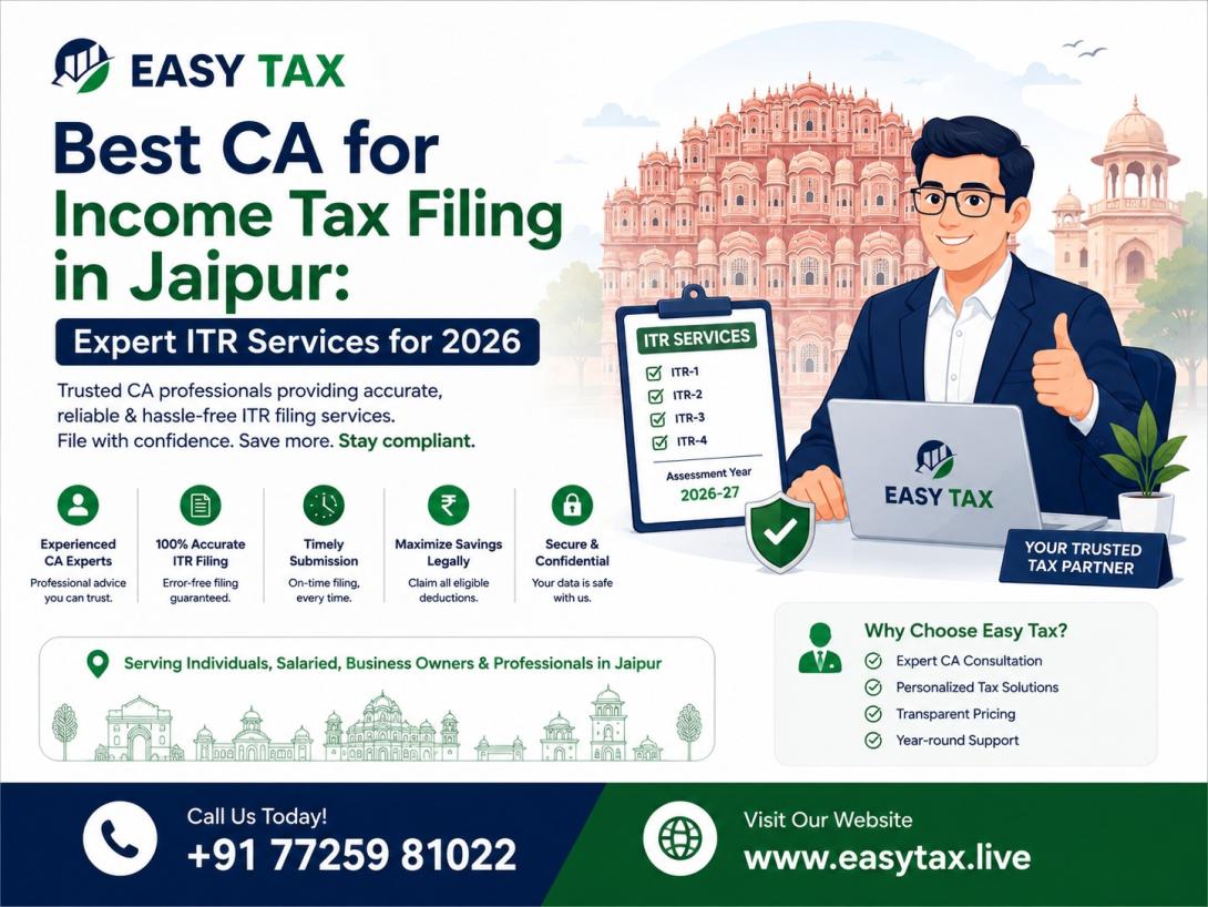 Best CA for Income Tax Filing in Jaipur