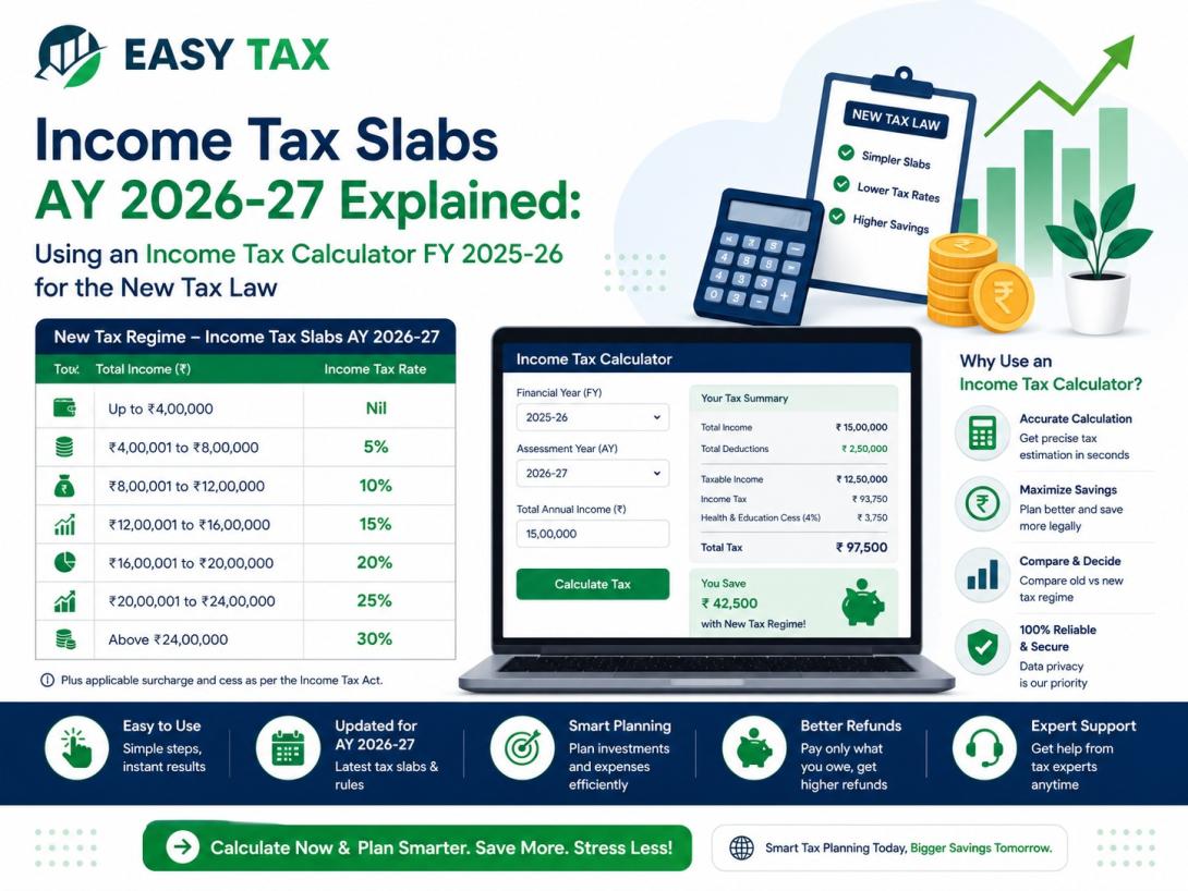 Income Tax Slabs AY 2026-27 Explained