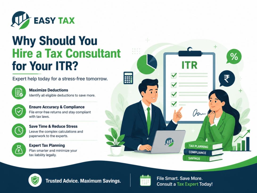 You Hire a Tax Consultant for Your ITR