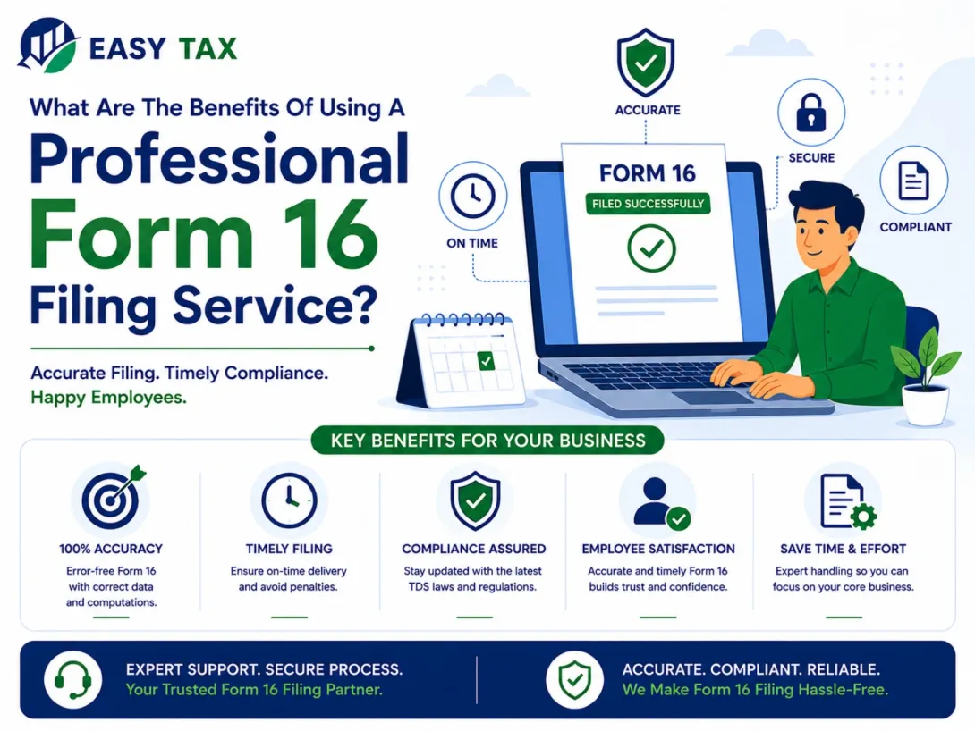 The Benefits Of Using A Professional Form 16 Filing Service