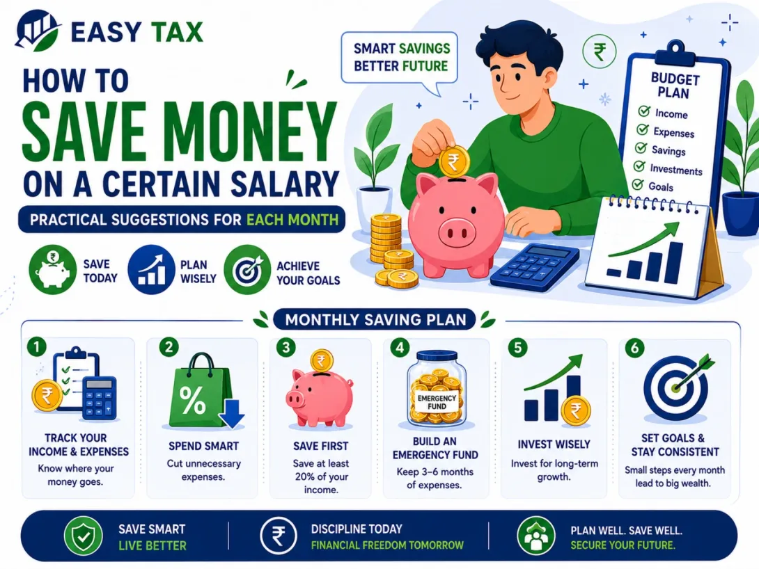 How to save money on a certain salary