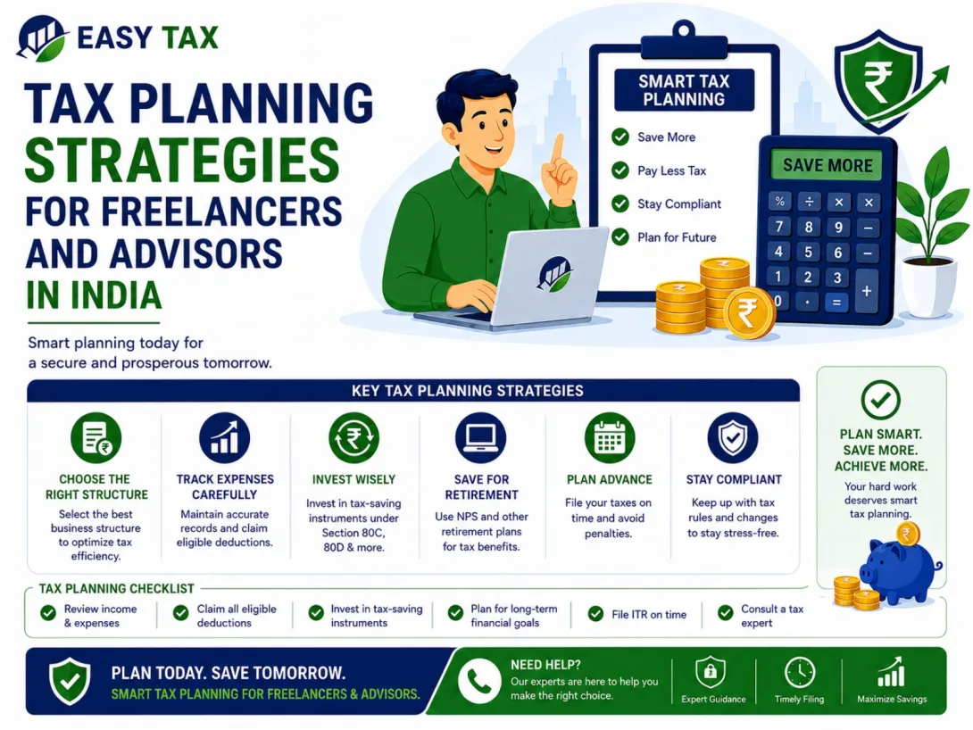 Tax planning strategies for freelancers and advisors 