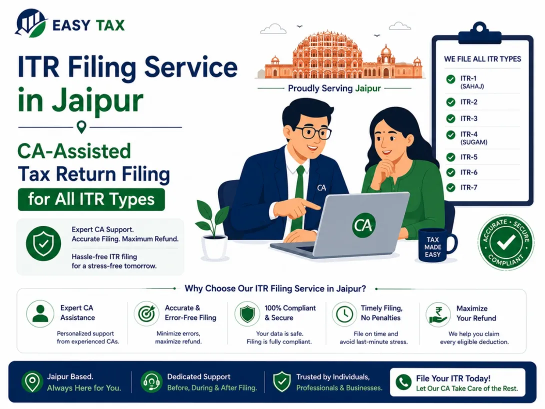 ITR Filing Service in Jaipur