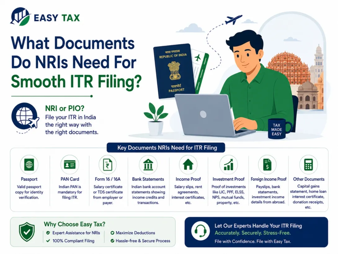  Documents Do NRIs Need For Smooth ITR Filing