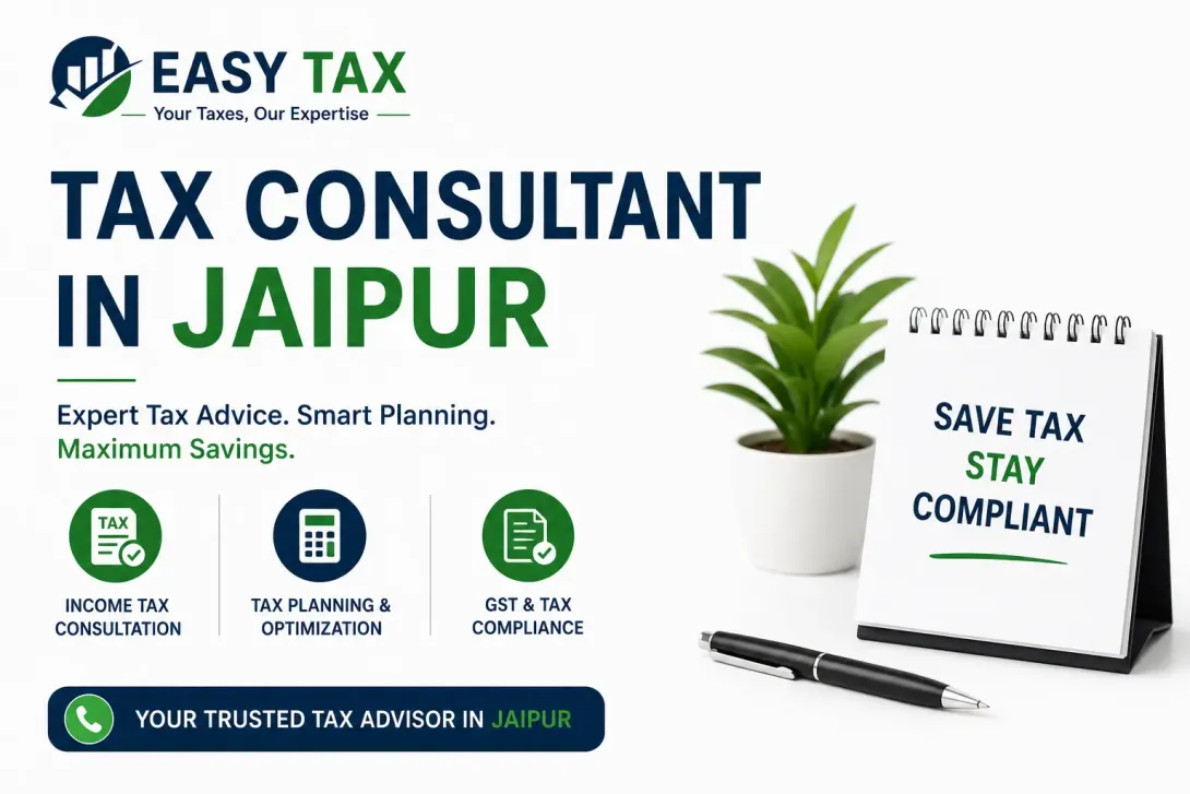 Professional Tax Consultant in Jaipur providing income tax, GST, and compliance services